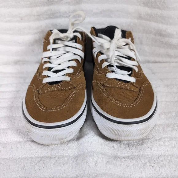 Vans Half Cab 92 Men Shoes Size 7 Andrew Reynolds Golden Brown Skateboard Suede